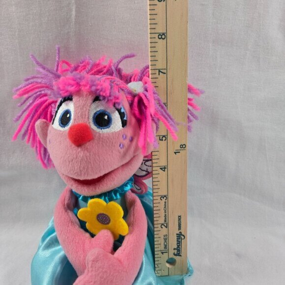 Sesame Street Abby Cadabby Plush Doll With Wings & Flower In Hand - Picture 8 of 8